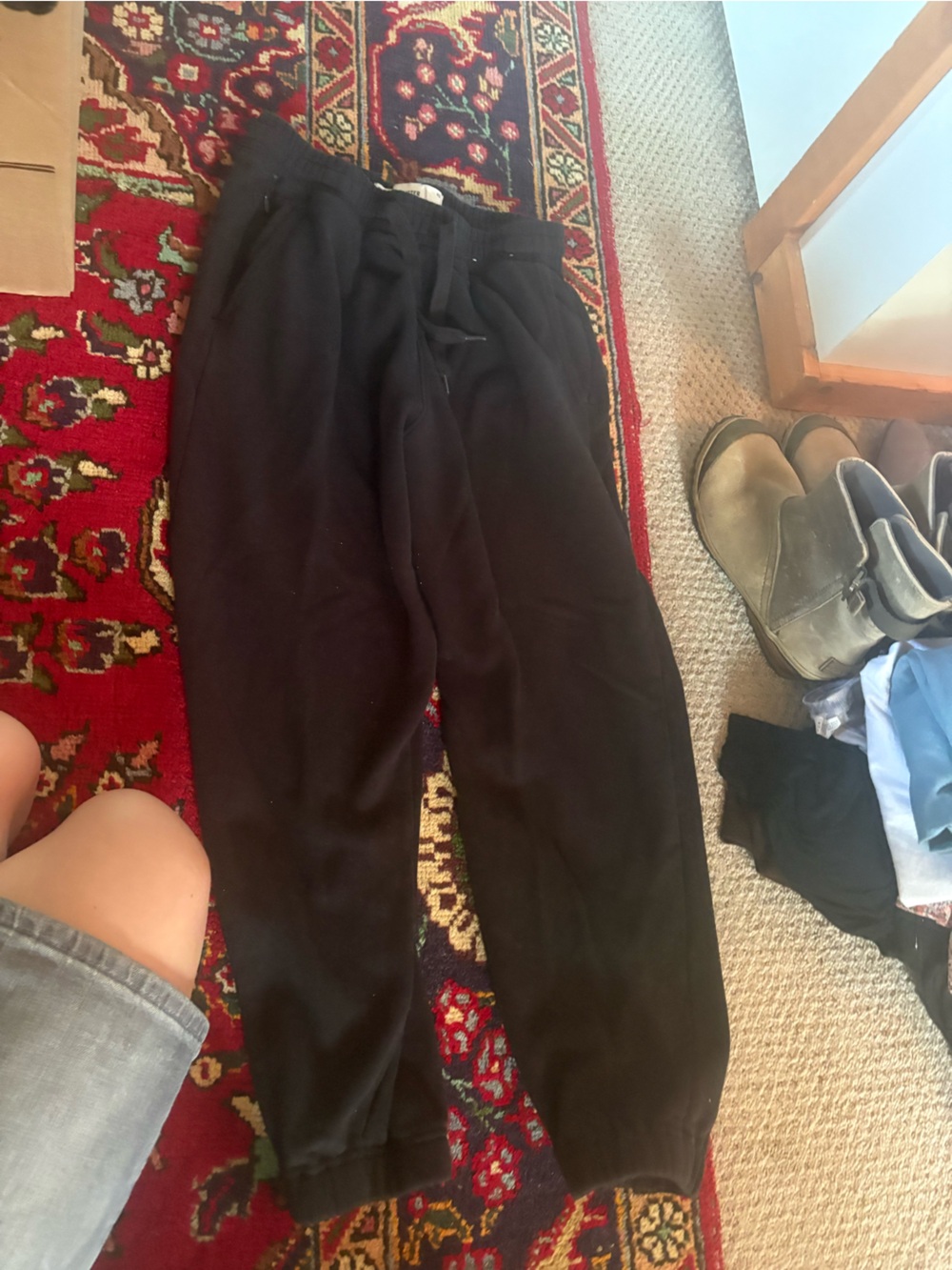 Hollister Black Men's Jogger Sweatpants
